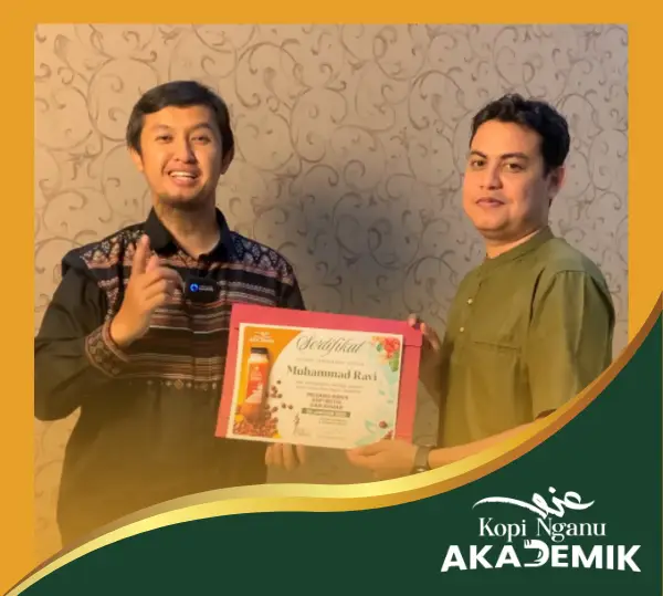 Suasana kelas bisnis kopi botolan Kopi Nganu Akademik