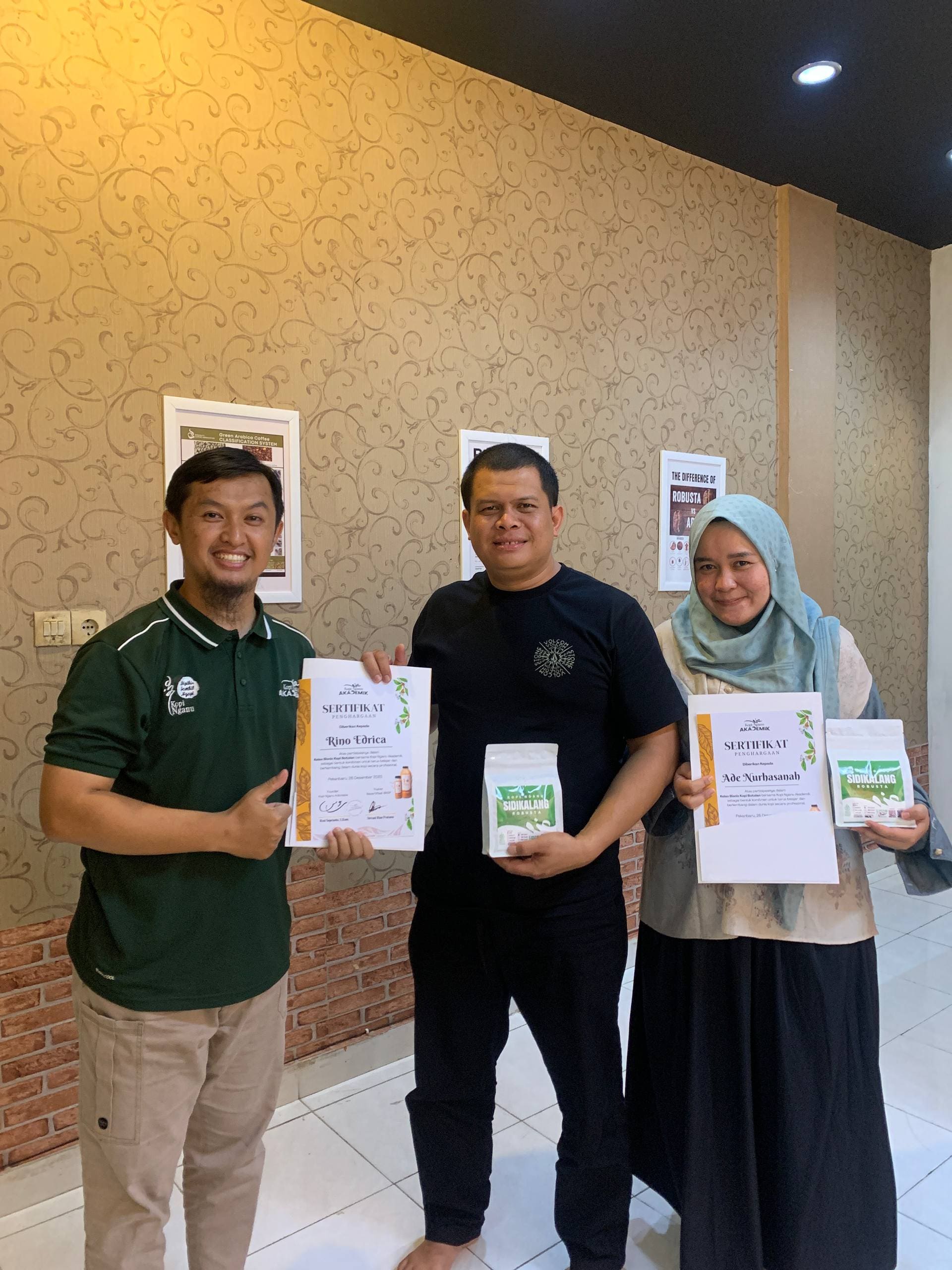 Peserta kelas kopi Kopi Nganu Akademik
